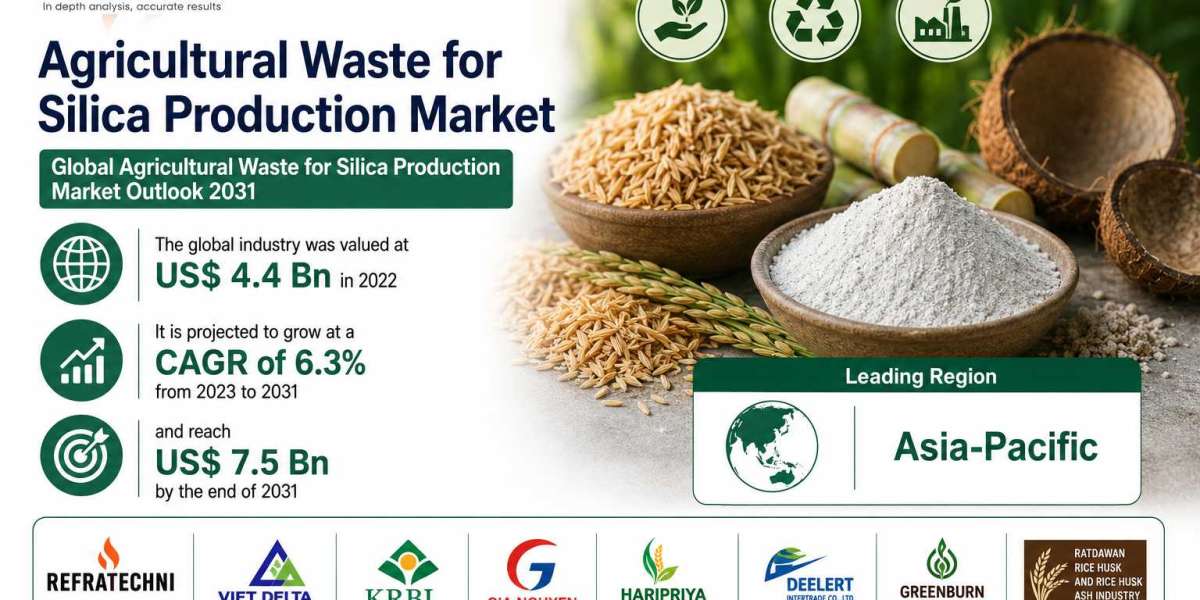 Global Agricultural Waste for Silica Production Market Sees Rising Investments in Green Technologies
