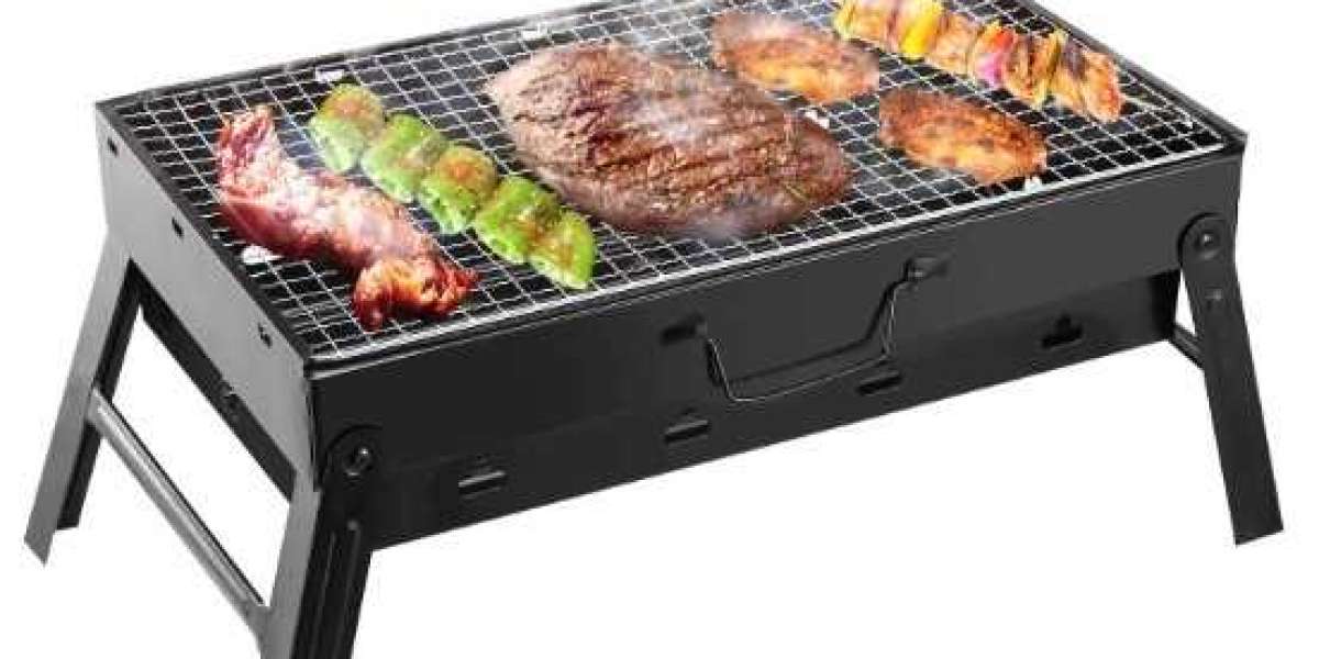 Tongdegrills Charcoal Grill Fire Pit Table for Patio Entertainment